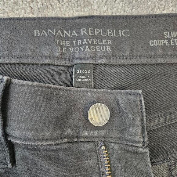 Men's Banana Republic Slim Fit "The Traveler" Pants 31x32 - Picture 4 of 9